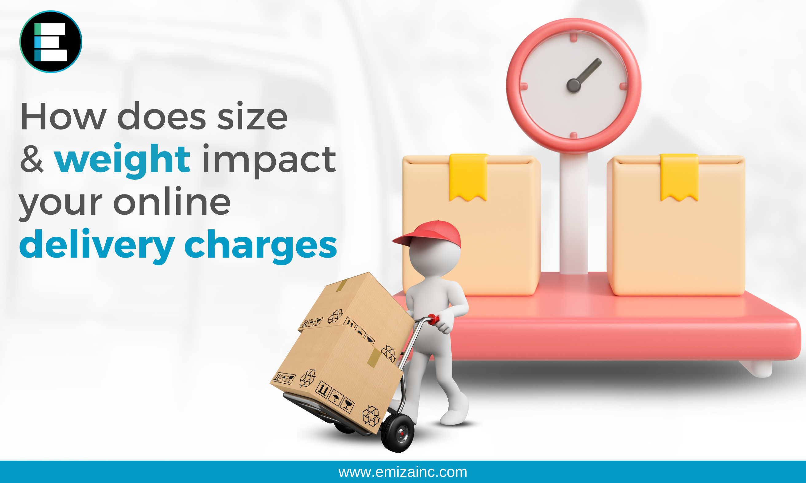 How size and weight impact your online delivery charges